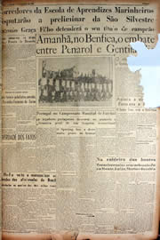 Página do jornal Unitário de dezembro de 1949