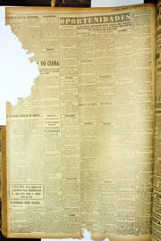 Página do jornal Unitário de dezembro de 1949