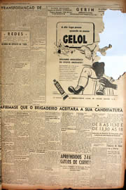 Página do jornal Unitário de dezembro de 1949