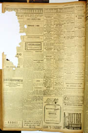 Página do jornal Unitário de dezembro de 1949