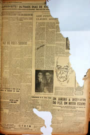 Página do jornal Unitário de dezembro de 1949