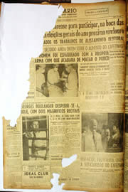 Página do jornal Unitário de dezembro de 1949