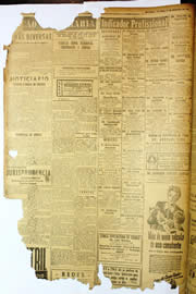 Página do jornal Unitário de dezembro de 1949