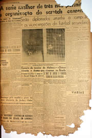 Página do jornal Unitário de dezembro de 1949