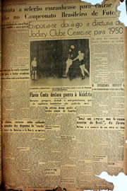 Página do jornal Unitário de dezembro de 1949