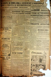 Página do jornal Unitário de dezembro de 1949