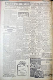 Página do jornal Unitário de janeiro de 1950