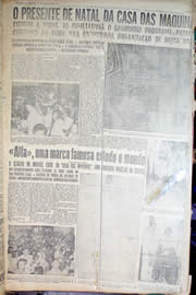 Página do jornal Unitário de janeiro de 1950