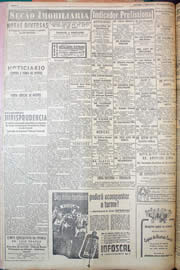 Página do jornal Unitário de janeiro de 1950