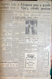 Página do jornal Unitário de janeiro de 1950