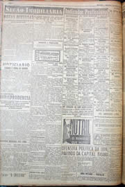 Página do jornal Unitário de janeiro de 1950