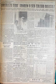 Página do jornal Unitário de janeiro de 1950
