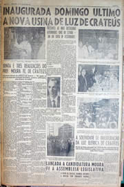 Página do jornal Unitário de janeiro de 1950