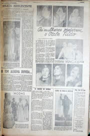 Página do jornal Unitário de janeiro de 1950