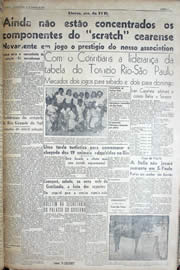 Página do jornal Unitário de janeiro de 1950
