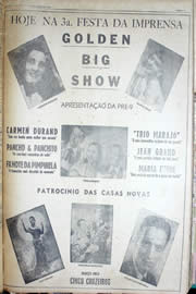 Página do jornal Unitário de janeiro de 1950