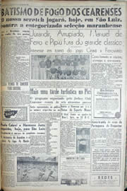 Página do jornal Unitário de janeiro de 1950