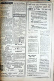 Página do jornal Unitário de fevereiro de 1950