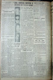 Página do jornal Unitário de fevereiro de 1950