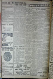 Página do jornal Unitário de fevereiro de 1950