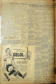 Página do jornal Unitário de março de 1950