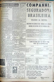Página do jornal Unitário de março de 1950