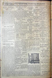 Página do jornal Unitário de março de 1950