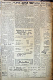 Página do jornal Unitário de março de 1950