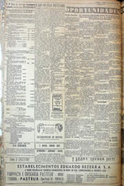 Página do jornal Unitário de março de 1950