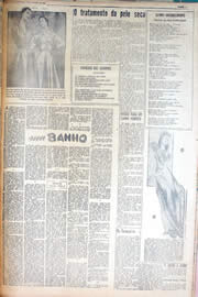 Página do jornal Unitário de março de 1950