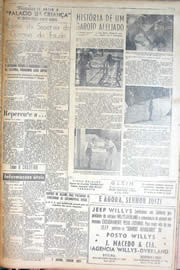 Página do jornal Unitário de março de 1950