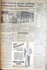 Página do jornal Unitário de março de 1950