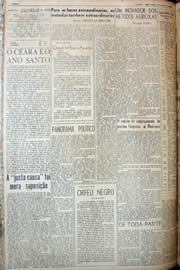 Página do jornal Unitário de março de 1950