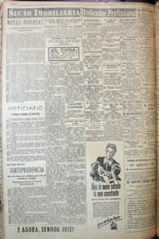 Página do jornal Unitário de março de 1950