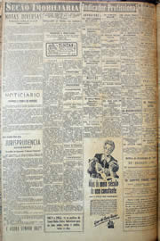 Página do jornal Unitário de março de 1950