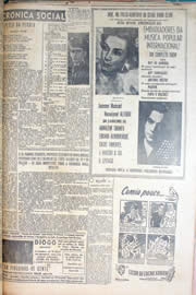Página do jornal Unitário de março de 1950