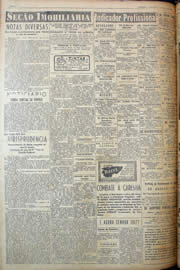 Página do jornal Unitário de março de 1950