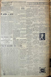 Página do jornal Unitário de março de 1950