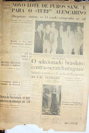 Página do jornal Unitário de maio de 1950