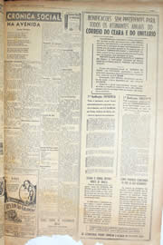 Página do jornal Unitário de maio de 1950