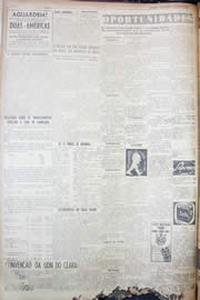 Página do jornal Unitário de maio de 1950