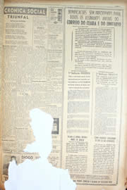 Página do jornal Unitário de maio de 1950