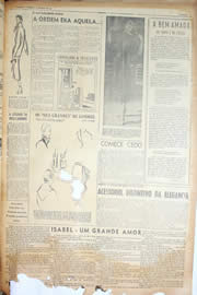 Página do jornal Unitário de maio de 1950