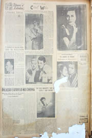 Página do jornal Unitário de maio de 1950