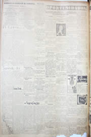 Página do jornal Unitário de maio de 1950