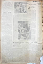 Página do jornal Unitário de maio de 1950