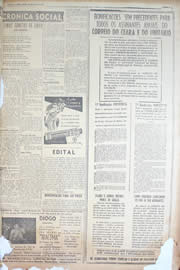 Página do jornal Unitário de maio de 1950
