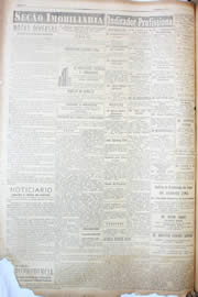Página do jornal Unitário de maio de 1950