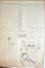 Página do jornal Unitário de maio de 1950
