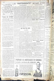 Página do jornal Unitário de junho de 1950